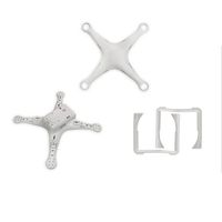 Cinhent Drone Accessories Kit, Body Shell Top + Bottom Cover + Landing Gear Repair For DJI Phantom 3 Pro/Adv Drone, Remote Control Helicopter RC Quadcopter Toy Parts