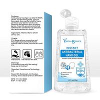 U-smile Hand Sanitizer Gel, 30mL Instant Hands Cleaning Soap Hand Sanitizer Rinse Free Portable Hand Refreshing Gel Hands Cleaner Travel Size for Kitchen Bathroom Outdoor