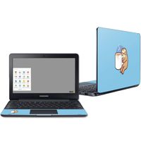 Mightyskins Skin Compatible with Samsung Chromebook 3 11.6" - Good Morning Sloth | Protective, Durable, and Unique Vinyl Decal Wrap Cover | Easy to Apply, Remove, and Change Styles | Made in The USA