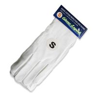 Size Small - 6 Pairs (12 Gloves) Gloves Legend White Coin Jewelry Silver Inspection Cotton Lisle Gloves - Medium Weight