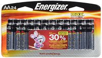 Energizer Max Alkaline AA Battery, Pack of 24