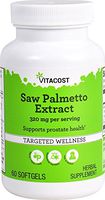 Vitacost Saw Palmetto Extract with Pumpkin Seed Oil -- 320 mg per serving - 60 Softgels