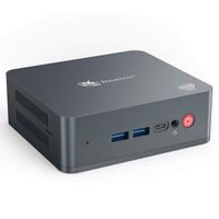 Mini PC U55 Intel Core i3-5005U Processor 8GB/256GB SSD, Supports Extended RAM & SSD/4K@60Hz/Dual HDMI/Dual WiFi /BT4.0/ Fan (Core i3 8G/256G) Mini PC Windows10