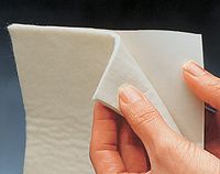 Adhesive Felt, 1/4 in x 6 in x 2 1/2 yd