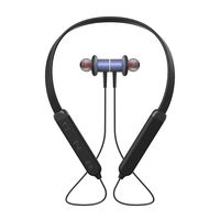 Hot Sales! Axiba Bluetooth Headphones Call Vibrate Alert Wireless Neckband Headset Stereo Noise Reduction Earbuds (Blue)
