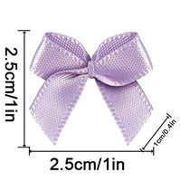 20 Color Pre-Tied Thistle Satin Gift Bows (Pack of 50)