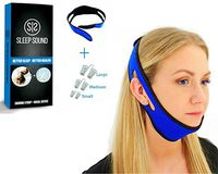 Anti Snoring Chin Strap and Anti Snoring Nose Vents Snoring Solutions Nasal Dilators Fully Adjustable Sleep Aid Device for Men Women and Kids Snoring Reduction Devices Adjustable Strap