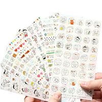 6 Sheets DIY Decorative Diary/Scrapbook/Phone/Album Stickers [J]