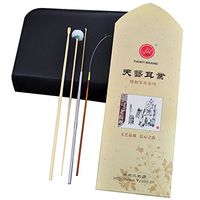 Portable Family Use Bamboo Earwax Removal Earpick Travel Set, 4Pieces