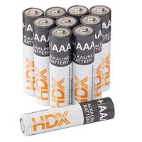 HDX Alkaline AA Battery, Premium LR6 Alkaline Battery 1.5 Volt Non Recharchable Batteries (8-Pack)