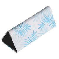 Collapsible Eyeglass Case Magnetic Closure Glasses Case Myopic Glasses Box Green Leaf-1