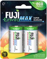 Enviromax C Super Alkaline Batteries, 2 Pk