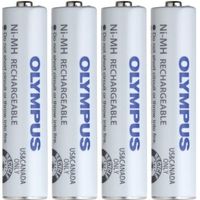 Olympus BR404 AAA 1.2V Nickel-Metal Hydride Rechargeable Battery, Pack of 4