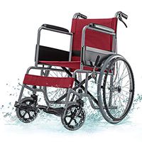 wheelchair Lightweight Transport Chair with Locking Hand Brakes,Drive Medical Rebel Lightweight, Simple Elderly Medical Trolley,Suitable for People with Disabilities