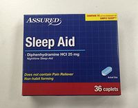 Assured Sleep Aid Diphenhydramine HCI 25 Mg