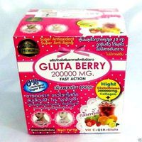 1 Box Gluta Berry 200000 mg Drink Punch Whitening Skin Anti-Aging Reduce Freckles Whitening Skin Fast