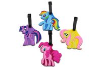 Finex Set of 4 - My Little Pony Travel Luggage Tags Bag ID Tag with Adjustable Strap