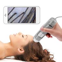 5-200X USB OTG Skin Hair Scalp Detector, Wireless Wifi + USB Digital Microscope Skin Analyzer 200MP Camera