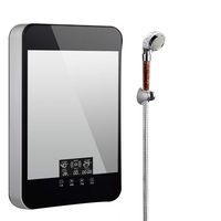 BTSSA Digital Electric Tankless Water Heater, Instant Electric Water Heater with Shower Head Memory Mode