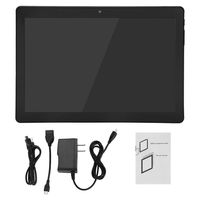 Dual Color Tablet PC, 10in Dual Camera Tablet PC 3G/Bluetooth/WiFi 1GB RAM+16GB ROM WiFi Tablet for Android(Black)