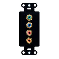 Legrand - On-Q WP1010BK PreConfigured Component Video w/ Digital Audio Strap, Black