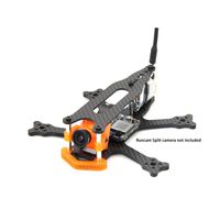 Usmile Frog115 115mm Wheelbase 3mm Thick 2.5 inch Micro Carbon Fiber FPV Racing Quadcopter Frame Compatible with Runcam Split mini2 caddx Turtle v2 for Indoor/Backyard/Park/ FPV Drone Racing
