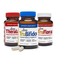 Master Supplements 30 Day Probiotic Gut Reset - 92 Vegan Capsules - Colon Cleanse Detox for Weight Loss and Optimal Gut Health, Restorative Probiotics - Gluten Free - 92 Servings