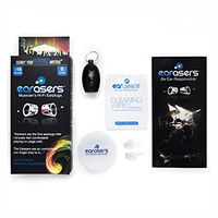Earasers High Fidelity Musician's Ear Plugs - INCLUDES - Blucoil Limited Edition BLACK Carrying Case (Small)
