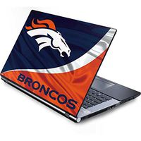 Skinit Protective Skin (fits Latest Generic 17-Inch Laptop/Netbook/Notebook); NFL Denver Broncos Logo