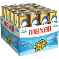 Maxell LR6 20MP AA-Size Battery Pack (723453) -