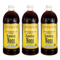 Swanson Hawaiian Noni Liquid 32 fl Ounce (1 qt) (946 ml) Liquid (3 Pack)