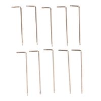 10Pcs T10 2 Way Tamper Proof Screwdriver Star Drive Hex Key Wrench L-Type
