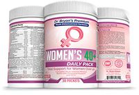 Women's Over 40 Daily Pack Vitamins Minerals, 42 Fruits and Vegetables, Digestive Enzymes, Spirulina, Wheat Grass, Fish Oil, Probiotics, Green Tea, Echinacea, Fiber, Kelp, Resveratrol, Wild Yam Plus!