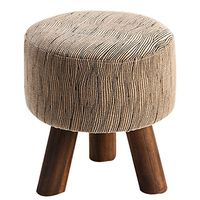 Cloth block Sofa stool Folding stool Solid wood shoe bench Yoga stool Living room footstool Small stool Wearing a shoe bench Shoe bench Multipurpose cotton cloth Versatile Bath & Shower Aids