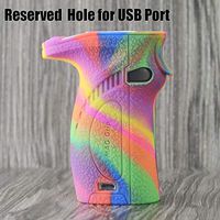CEOKS for SMOK Mag Grip 100W Silicone Case, Anti-Slip Protective Silicone Case Skin Rubber Cover for SMOK Mag Grip 100W Kit TC Mod Box Rubber case wrap Shield (Rainbow)