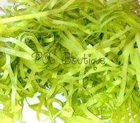 Meadow Leaf Green Gift Basket Shred Shredded Tissue Paper Filler Display Bedding (12 Oz Bag)