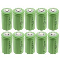 10x Exell 1.2V 4000mAh NiMH C Size Rechargeable Button Top Batteries use with electric razors toothbrushes high power static applications (Telecoms UPS and Smart grid) electric tools electric mopeds