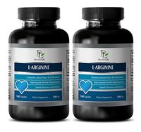 Natural Performance Enhancement for Men - L-ARGININE (500Mg) - L-arginine Pills - 2 Bottles 200 Capsules