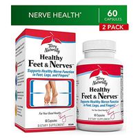 Terry Naturally Healthy Feet & Nerves (2 Pack) - 60 Vegan Capsules - Nerve Function Support Supplement, Contains B Vitamins & Boswellia - Non-GMO, Gluten-Free - 30 Total Servings