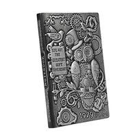 Embossed Journals Hardcover Leather Notebook Diary Vintage Antique Business Office 3D Engraved A5 Journals Notepad Ruled Writing Page Notebook Silver