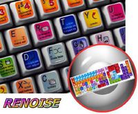 RENOISE KEYBOARD STICKERS FOR NOTEBOOK, DESKTOP AND LAPTOP