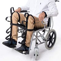 Fushida A Pair Leg Lifters with 4 Handle, Lifting Assist with Quick Release Buckles, Legs Lifter for Disabled Elderly in Wheelchairs(FYH103)