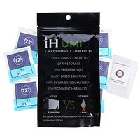 IHUMI Cigar Humidity Packs,72% RH Humidor Packs,2-Way Humidity Control Packs,for Tobacco,Cigars,Herbal,Flower,Wood Instruments,4 Gram-10 Pack