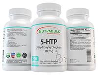 NutraBulk Premium 5-HTP 100mg Capsules - 250 Count