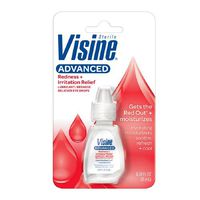 Visine Eye Drops, Advanced Redness Relief 0.28 fl oz(Pack of 3)