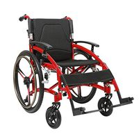 WenFei shop Multifunction Foldable Wheelchair, Aluminum Alloy Transport Chair with Lifting Folding armrest, Self-propelled Walker Wheelchair，Suitable for Elderly Disabled