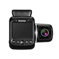 WonVon Dual Lens Car Dash Cam with Infrared Night Vision, Built-in GPS, WiFi, Dual 1080P Front and Inside Recording Camera, Dash Camera 180 Degree Rotatable Truck Taxi
