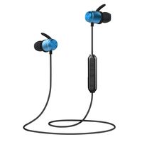 Cdrival Bluetooth Neckband Headphones, IPX5 Waterproof Sports Earphone, Bluetooth V5.0 in-Ear Stereo Wireless Headset for Running, Gym, Workout, Travel, Magnetic Connector& Built-in Mic - Blue