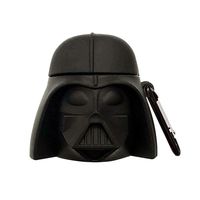 UR Sunshine AirPods Case, Star Wars Soldier Hero Shape Soft Silicone Case Cover Protective Skin for AirPods1&2-Black Soldier