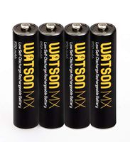 Watson MX AAA NiMH Batteries (4-Pack, 1.2V, 950mAh)